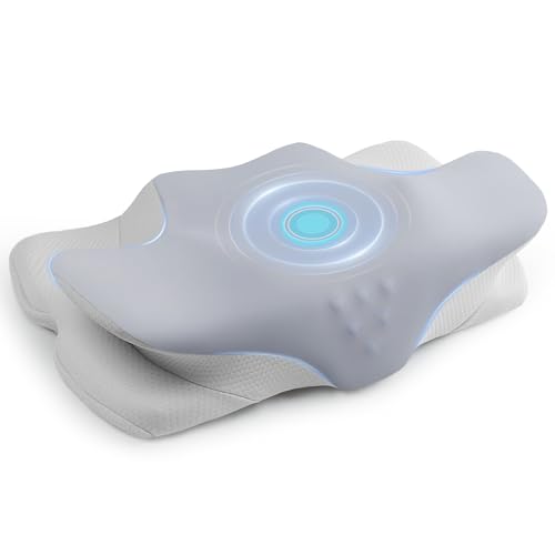 枕 低反発枕 まくら 安眠枕 横向き寝 仰向け 高さ調整可 洗える枕カバー ギフト プレゼント 誕生日 に(60cm*30cm) ライトグレー