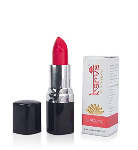 Image of Barva 100% Natural & Moisturising Lipsticks made using Clarified Butter, Kokum butter and Mineral Colours, 4.3g (Seduce 329)