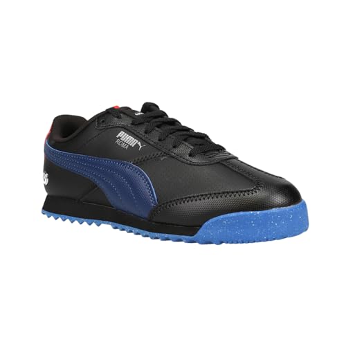 PUMA Kids Boys BMW MMS Roma Via Lace Up Sneakers Shoes Casual - Black2