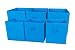 Sodynee® Foldable Cloth Storage Cube Basket Bins Organizer Containers Drawers, 6 Pack, Ocean Blue