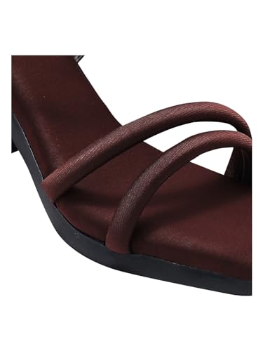 Image of TRYME Block Heels Perfect for Every Occasion, Elegant Ravishing Party Heel Sandals for Women & Girls