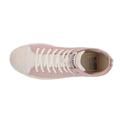 Image of Palladium Unisex Palla Ace Mid Organic Canvas Lace Up Sneaker