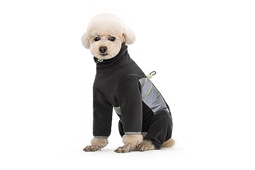 BT - Cappotto in pile per cani, 4 gambe, con