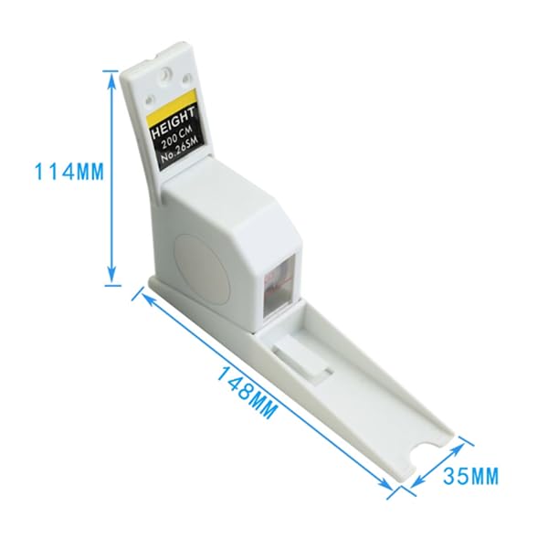 Mètre De Hauteur Mural, Appareil De Mesure De La Taille Portable, Mesureur De Hauteur Pour Enfants Adultes, Outil De Mesure De La Hauteur De 2,2 Mètres Pour La Maison De L'école