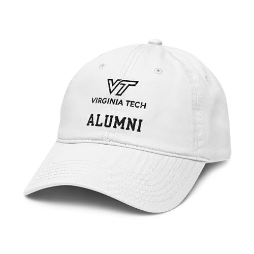 Gorra ajustable Virginia Tech Hokies Alumni blanca oficial miniatura 1