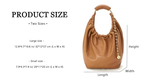 Leather Handbag for Women | Fashion Top Handle Tote | Lightweight Soft Shoulder Bag | Casual Premium Crossbody Purse2