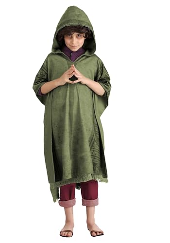 Encanto Bruno Costume For Kids | Officially Licensed Disney Character Outfit W/Printed Hooded Poncho And Shirt