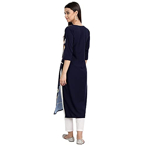 Image of Women's Crepe Straight Kurta