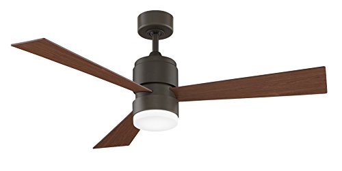 Fanimation Zonix LED - 54 inch - Oil-Rubbed Bronze with Walnut Blades and LED Light Kit with Remote - FP4650OB