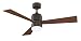 Fanimation FP4650OB Zonix Fan with 14-watt LED and Walnut Blade, Oil-Rubbed Bronze