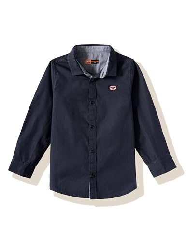 Image of Amazon Brand - Symbol Boys 100% Cotton Casual Shirt | Full Sleeves | Regular Fit | Age 2-14 Years