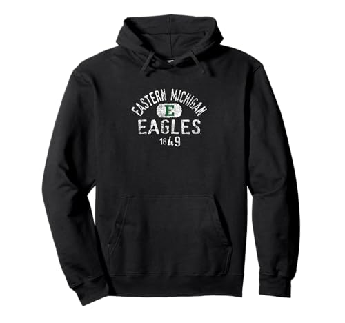 Eastern Michigan Eagles Vintage 1849 Logo Pullover Hoodie