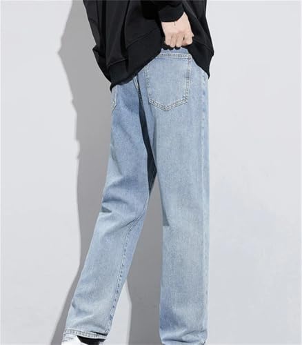 Men's Baggy Jeans High Fashion Wide Leg Denim Trousers Straight Comfortable Casual Pants3