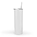 Maars Skinny Steel Stainless Steel Tumbler, 20 oz | Double Wall Vacuum Insulated (White)