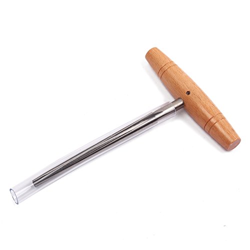 Domofa Violin Viola Peg Hole Reamer for 3/4 4/4 Violin with Wood Handle Violin Luthier Tool