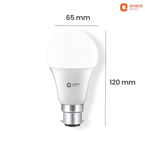 Orient Electric 12W High Glow LED Bulb, 6500K, Cool White, Pack of 6 - Image 5