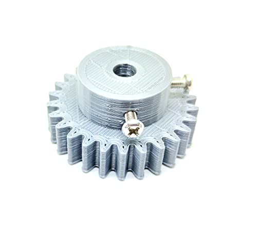 Image of INVENTO 1pcs 3D Printed Plastic Spur Gear 14 Teeth + 26 Teeth, 1.5 Module, 10mm Width, 8mm hole for DIY Projects