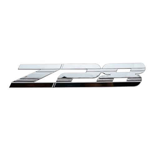 Image of 1Pc 1993-2002 Camaro Front Fender Z28 Emblem 3D Badge Nameplate Letter Sticker 10139552 Replacement for Z28 (Chrome)