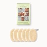 Waschies Babys & Kinder Waschpads &ndash; 5er-Set Pastellgelb &ndash; hergestellt in Deutschland - Eignung bei Windeldermatitis & Neurodermitis - hypoallergene Alternative zu Einweg-Feuchtt&uuml;chern und Waschlappen