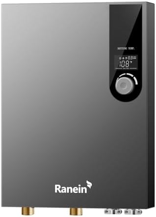 Ranein 18kW Tankless Electric Water Heater, Max 4.3 GPM, 240V, Wh...