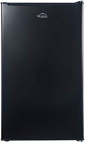 Walsh WSR35BK Compact Refrigerator,Single Door Fridge, Adjustable Mechanical Thermostat with Chiller, Reversible Doors, 3.5 Cu.Ft, Black