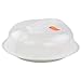 Grunkel - MICROTOP-01 - Tapadera de plástico para microondas. Compatible con todo tipo de microondas, evitar el uso en modo Grill ó Hornos - Plástico transparente