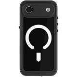 Ghostek Nautical Slim iPhone Air Waterproof Case - Built-in Screen and Camera Lens Protector, Compatible with MagSafe Accessories Designed for Apple iPhoneAir (6.5', Black)
