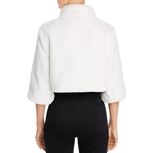 Laundry by Shelli Segal womens Faux Fur Shrug– Cropped Evening Wrap, Soft Plush, Wedding, Party Cover-up2