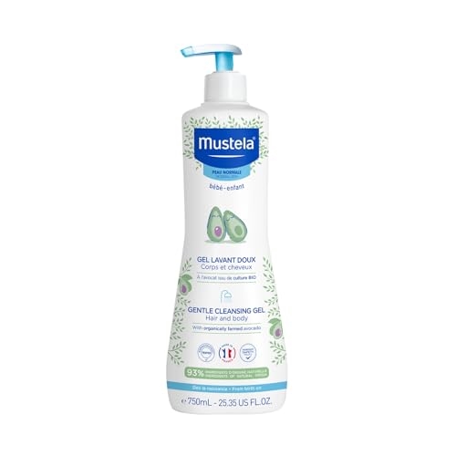 Mustela Gel Lavante Suave 750ml - Sabonete Líquido Corpo e Cabelo Infantil - 93% de Ingred... Mustela Gel Lavante Suave 750ml - Sabonete Líquido Corpo e Cabelo Infantil - 93% de Ingred...