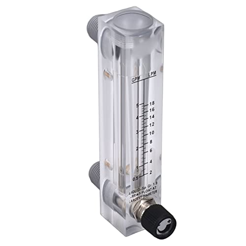 Débitmètre de liquide ajustable contre les erreurs de dosage de 0,5 à 5 GPM