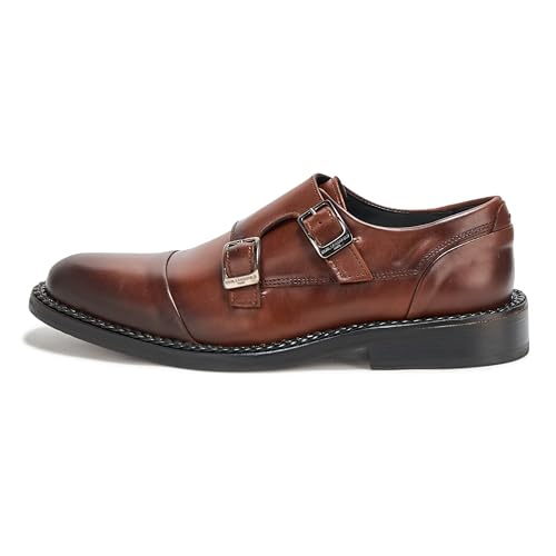 KARL LAGERFELD Men's Double Monk Captoe Dress Shoe Sneaker2