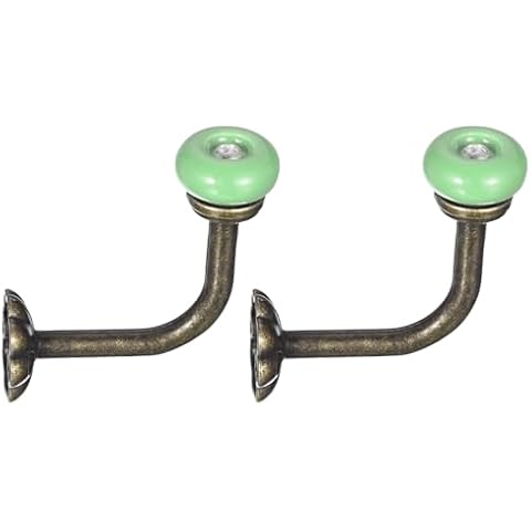 uxcell Bronze Ceramic Handle Wall Hooks Cover