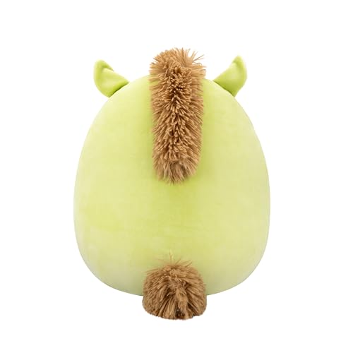 squishmallows original 12in billy the sage green horse  official jazwares plush medium-sized