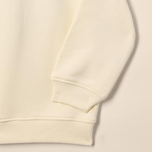 Amazon Essentials Unisex Baby French Terry Sweatshirts Mit Rundhalsausschnitt, 2er-Pack, Beige/Dunkelgrau Grau Heide, 24 Monate