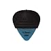 PickWorld MG3D-5 MojoGrip Rubber Grip 1.0mm Delrin Guitar Pick, Pack of 3, Blue