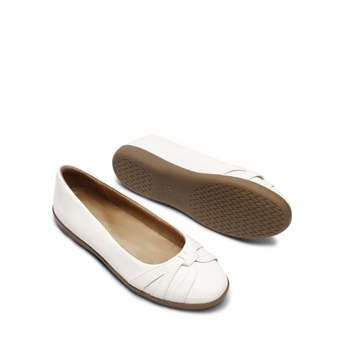 Image of DREAM PAIRS Women's Ballet Flats, Comfortable Round Toe Slip on Dressy Work Office Shoes with Arch Support