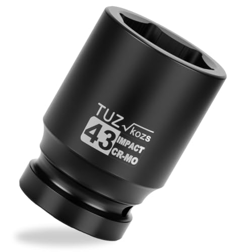 Image of 1 Inch Drive 43mm Deep Metric 6 Point CR-MO Impact Socket