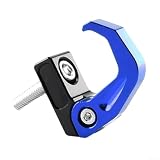 Gancio gancio in lega porta borse bagagli casco gancio scooter veicolo (blu)