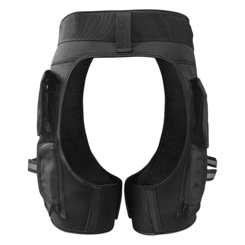 Colaxi Wetsuit Pants 3mm Neoprene with Side Pockets Wetsuit Shorts Diving Shorts for Underwater Swimming Surfing Canoeing Kayaking, L XL