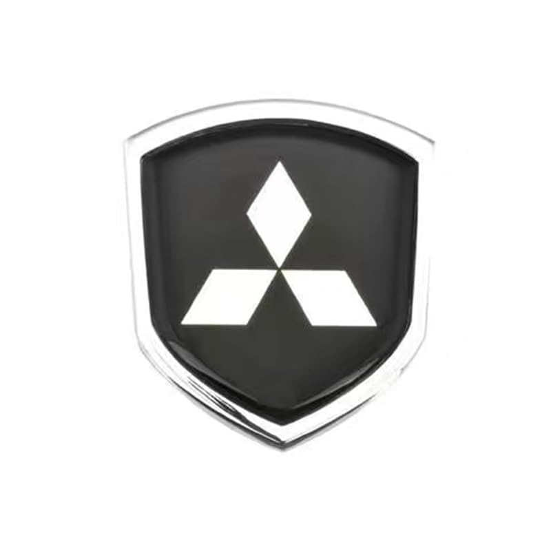 DIALFA Car Emblem for Mitsubishi Xpander, Car Letter Emblem Front Grille Badge Trunk Tailgate Boot Window Exterior Decal Stickers, Car Decoration Accessories,B Silver