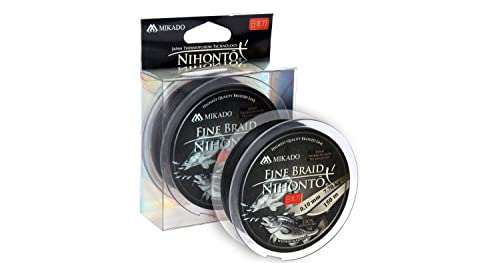 Mikado Nihonto Fine Braid - 0.10mm/7.7Kg/150M - Schwarz