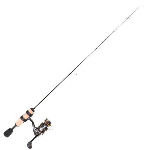 Dead Meat 31” Medium Ice Fishing Combo – Graphite Rod & Precision Drag Reel for Walleye, Pike & Hardwater Anglers