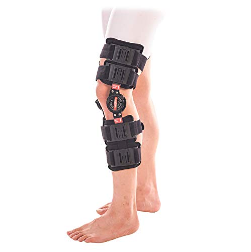 Image of Samson Ajustable R.O.M. Knee Brace for Multiple Orthopedic Problems - Useful for Tendon /Ligament Injuries, ACL or PCL Injuries, Osteoarthrits of Knee, 18.00 Inches / 46 CM (Size : Universal)