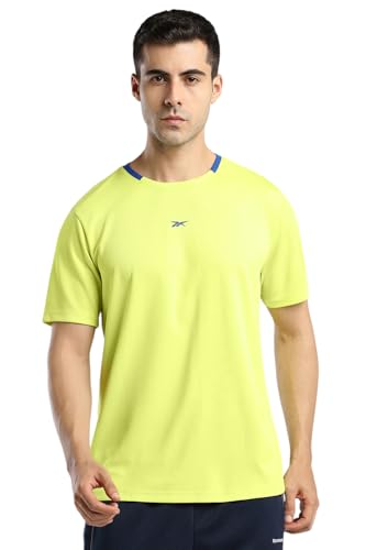 Image of Reebok Men's Sport T-Shirt - Moisture Wicking Sports T-Shirt | Workout Running Training Tshirt for Men's | Half Sleeve Active Tee