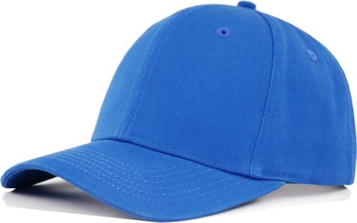 Image of Structured Baseball Dad Hat Fits One Size & XXL - Adjustable Golf Cotton Ball Cap - Plain Blank Casual Caps for Men Women
