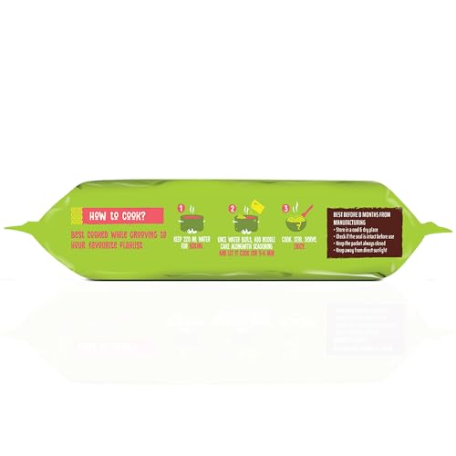 Image of Wickedgud Whole Wheat Masala Noodles 240g (Pack of 4) x 2 | No Maida | No Palm Oil | Source of Protein
