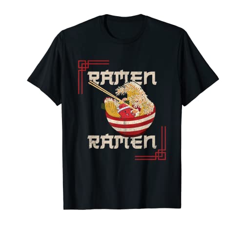 Shrimp Ramen Japanese Noodles Cute Kawaii Anime T-Shirt