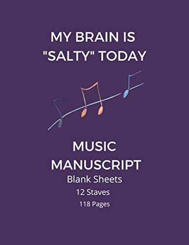 MUSIC MANUSCRIPT NOTEBOOK FOR SCHOOL: Blank Music Sheet Notebook/Journal. Makes a great Gift for Students, Composers & Songwriters.12 Staves per page - 8.5 x 11 inches. (All Music Series) image 2