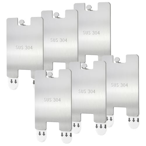 Image of 6Pcs Metal Picture Frame Hangers,Pictures Hanging Hooks No Damage for Wall,Sawtooth Picture Wall Hangers Without Nails,Hanger for Room Office Decor
