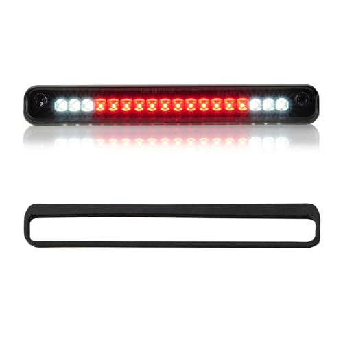 Image of Third 3rd Brake Light LED for 1988-1999 Chevy /GMC C1500 C2500 K1500 K2500 Silverado Blazer, High Mount Rear Brake Lights Assembly Center Cab Stop Cargo Light (Black Housing)